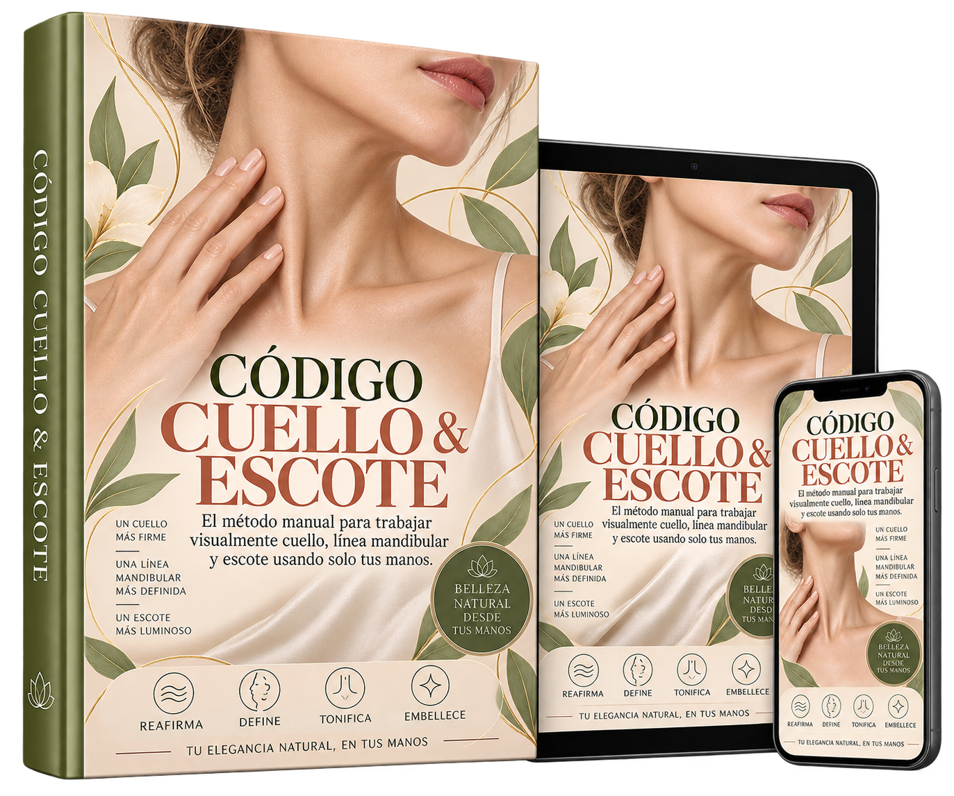 Código Cuello & Escote en formato libro, tablet y móvil